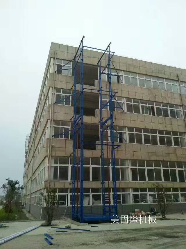 江门室外双臂导轨式升降机厂家