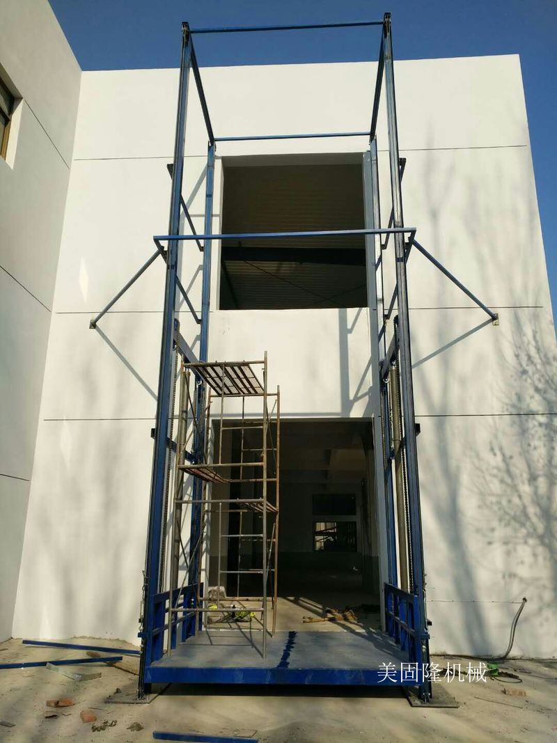 江门仓库专用导轨式升降货梯价格